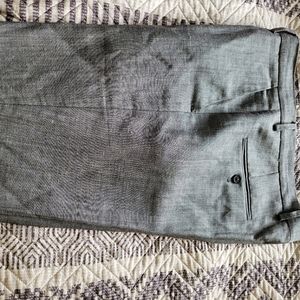Express dress pants, herringbone, 32x30, extra slim, silver/gray
